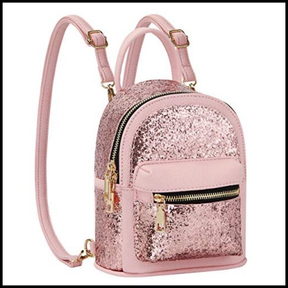 PU Leather Mini Backpack Convertible Crossbody Chic Y2K Travel Daypack
